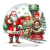 Acrylic Christmas Santa Snowman Cardinal Diamond Painting Desktop Decors Kit