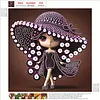 Diamond Painting-DIY Crystal Rhinestone Fashion Doll