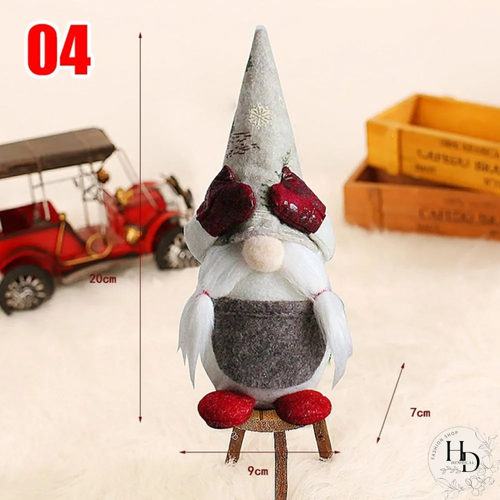 34Styles Swedish Tomte Dwarf Faceless Plush Doll Rudolph Gnomes Dwarf Santa Claus Elf Doll Ornaments