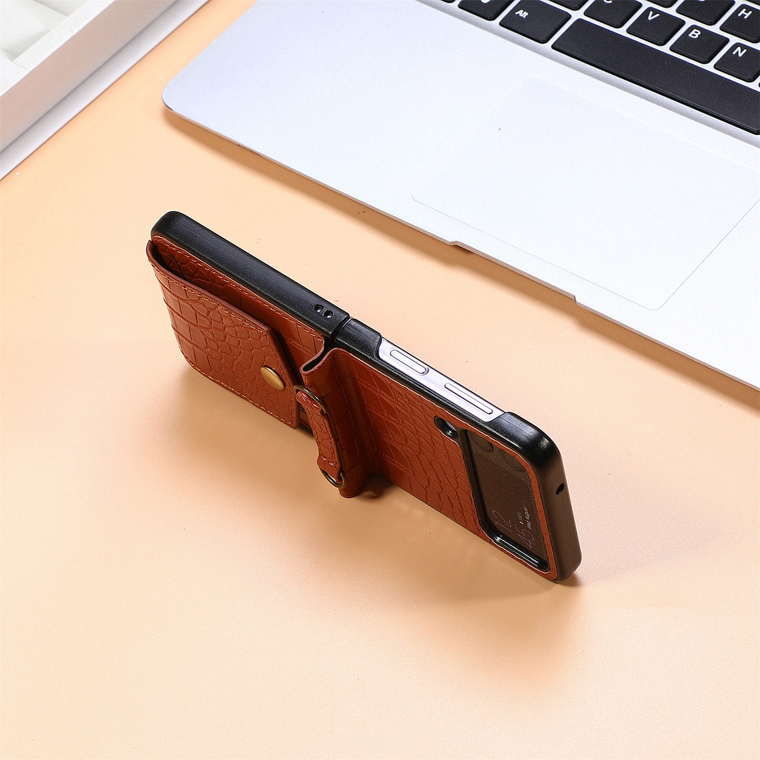 Samsung Crocodile Pattern Long Lanyard Mobile Phone Case