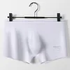 Men's Ice Silk Sexy 3D Seamless Boxers Panties