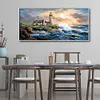 Seaside Lighthouse - Full Round/Square Diamond Painting(80x40cm)