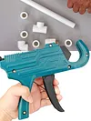 PVC Pipe Pistol Cutter with SK5 Steel Blade Plastic Tube Scissors Ratchet Cutter