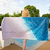 Double-sided Velvet Beach Towel For Seaside Swimming, Water-Absorbent And Sand-Free Bath Towel, Breathable, Skin-Friendly, Quick-Drying BeachTowel For Swimming, Travel, Men And Women