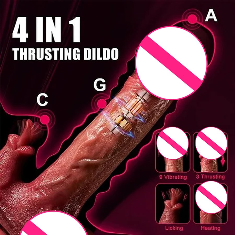 realistic thrusting vibrator FIDECH Thrusting Dildo Wearable Panties Vibrators with App ＆ Remote  Control, Vibrating Dildo Vibrator Adult Sex Toys for Women Couples