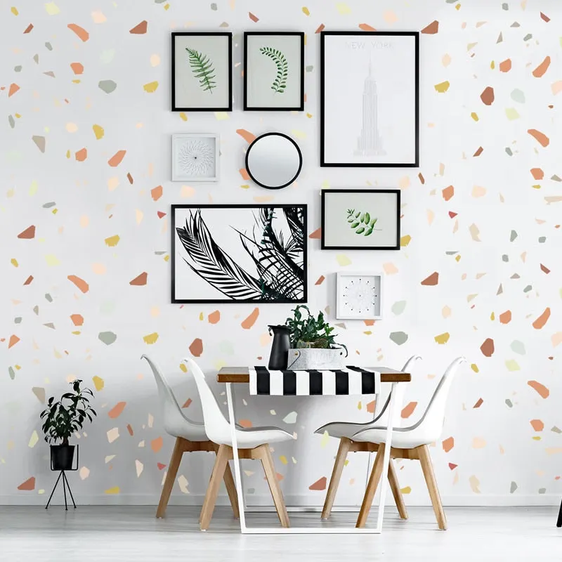 DIY Creative Colorful Stones Wall Sticker Nordic Concise Style Vinyl Kids Living Room Bedroom Mural Decal Fridge Decoration