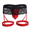 Men's Lace Panties Sexy Underwear Boxer Briefs Pouch Underwear Lingerie for Men Bikini Briefs Sissy Pouch Crossdress Panties