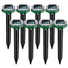 Solar Gopher Repellent Scarer Ultrasonic Vibration Repeller for Outdoor Garden
