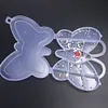 Dessin anim&eacute; diamant peinture perceuse bo&icirc;te de perle &eacute;tui de rangement bricolage &eacute;tui transparent (papillon)