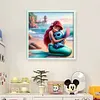 Princess Ariel And Stitch - 11CT Stamped Cross Stitch - 40*40cm - Disney