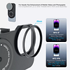 JJC Mobile Phone Filter MagSaFe Magnetic Suction System Suitable for Apple iPhone12 13 14 15 16PRO/PRO MAX Mobile Phone Lens ND Dimming Filter Black and White Soft CPL Polarizing Filter