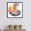 Stars Moon -Paint by Numbers Acrylic Painting 40x40cm