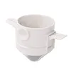 Collapsible Coffee Filter Paperless Hand Brewed Coffee Filter Cup (Black)