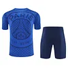 2025/2026 Psg Paris Pre-Match Training Blue Shirt+Shorts 1:1 Thai Quality