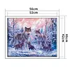 Wolf-14CT Counted Cross Stitch Kit(46*56cm)
