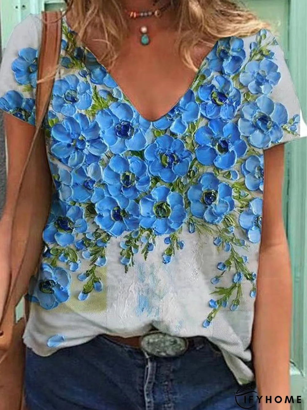 Short Sleeve Holiday Shift T-shirt | IFYHOME