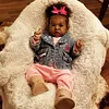 [Doll with Heartbeat and Sound] Black Reborn Baby Dolls 20'' Cute Heidi Truly Reborn Baby Doll Girl with Bottle and Pacifier - RBBI-Myrebornbabydoll&reg; Myrebornbabydoll&reg;
