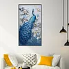 Peacock - 9CT Full Beaded Cross Stitch Kit(30x56cm)