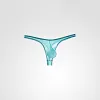 Ultra-thin sexy fully transparent ice silk seamless U convex thong