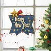 Double Sided Effect Acrylic Christmas Diamond Art Painting Hanging Ornament Kit