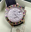 NEW ROLEX YACHT MASTER 116695SATS-0001 RAINBOW ROLEX