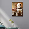 >SALE<5D DIY Full Square Drill Partial AB Drill Diamond Painting Two Cows Kit 35x45cm