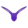  Men's Low-Rise Underwear G-String Underpants Thong Back Open Plus Size Bikini Bulge Pouch Underwear