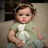 20" Lifelike Baby Girl Dolls Truly Real Lifelike & Realistic Weighted Toddler Handmade Brown Hair Baby Sunnin - RBBI-Myrebornbabydoll&reg; Myrebornbabydoll&reg;