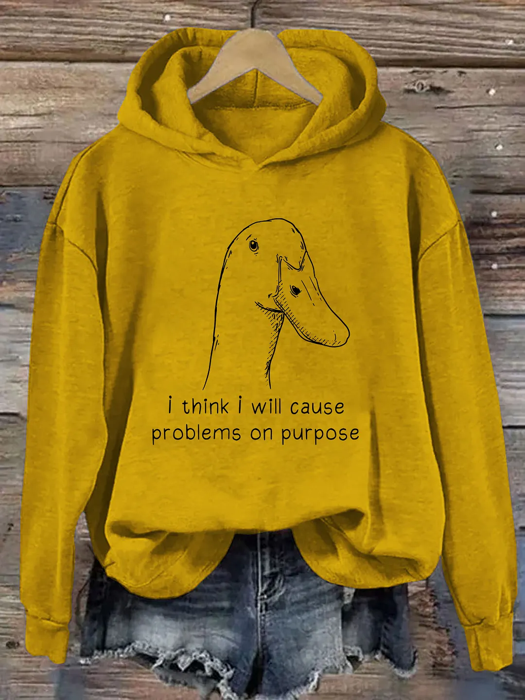  I Think I Will Cause Problems On Purpose Hoodie