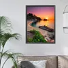 Seaside-11CT Stamped Cross Stitch Kit(40*50cm)