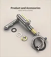 Rotating robotic arm washbasin faucet bathroom vanity sink hand basin hot and cold water faucet