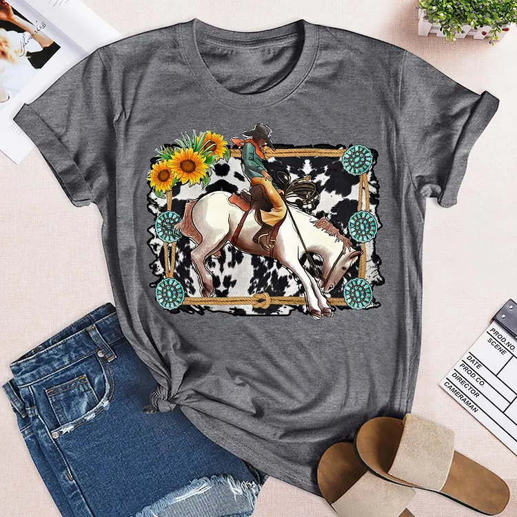 ANB - Bronc Rider Retro Tee-05683