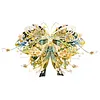 3D Jigsaw Puzzle Kit Butterfly Desktop Office Decoration Flower and Butterfly Assembled Metal Insects Puzzles for Beginner To Build Birthday Xmas Gifts