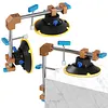 [US Local Warehouse] 2 Pack 90 Degree Stone Seam Joiner with Suction Cup for Marble Slab Installation