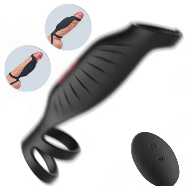 XPORNTOY-SemenSentry - Vibrating 2 IN 1 Cock Ring 