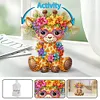 (US Local)Acrylic Shaking Head Animal Diamond Painting Desktop Decorations (Giraffe)