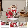 Acrylic Special Shaped Romantic Valentines Day Desktop Diamond Art Kits for Home