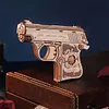 ROKR Pocket Pistol Boy Birthday Assembly Gift Handmade DIY Creative Model