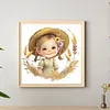 >SALE<5D DIY Full Round Drill Diamond Painting Baby Girl Home Decoration Art Craft