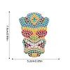8Pcs Special Shape Hawaii Diamond Painting Fridge Stickers for Home Decor