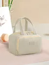 Quilted Insulated Food Container Water-Resistant Lightweight Lunch Bags for Work