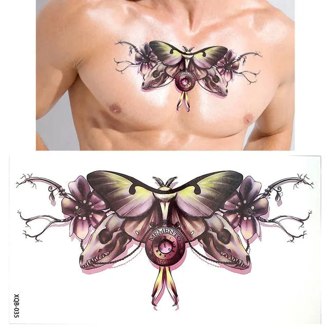 1pcs Sexy Indian Totem Small Full Flower Arm Temporary Waterproof Tattoo Stickers for Women Men Body Art