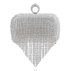  Rhinestone Tasseled Party Handbag