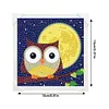 >SALE<5D DIY Full Round Drill Diamond Painting Owl Kit Home Decor Art Craft 15x15cm