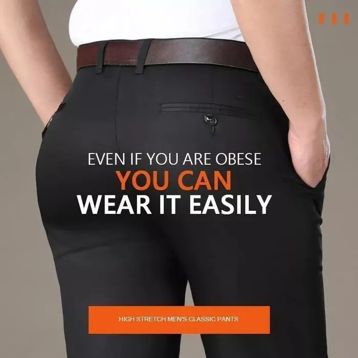 🔥2022 Summer sale 49% off🔥High Stretch Men's Classic Pants-BUY 2 FREE SHIPPING TODAY!
