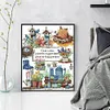 Garden Story-14CT Stamped Cross Stitch 41*53cm/16.14*20.87in