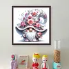 (US Local)Rose Gnome-11CT Stamped Cross Stitch Kit(40x40cm)