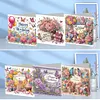 6Pcs Birthday Wishes Diamond Painting Greeting Card for Adults Beginners