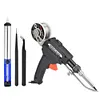 Soldering Gun Kit 60W Automatic Feed Hand-Held Soldering Iron (EU Black)