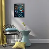 >SALE<5D DIY Full Round Drill Diamond Painting Flower Wind Chime Kit Home Decor(A2795)